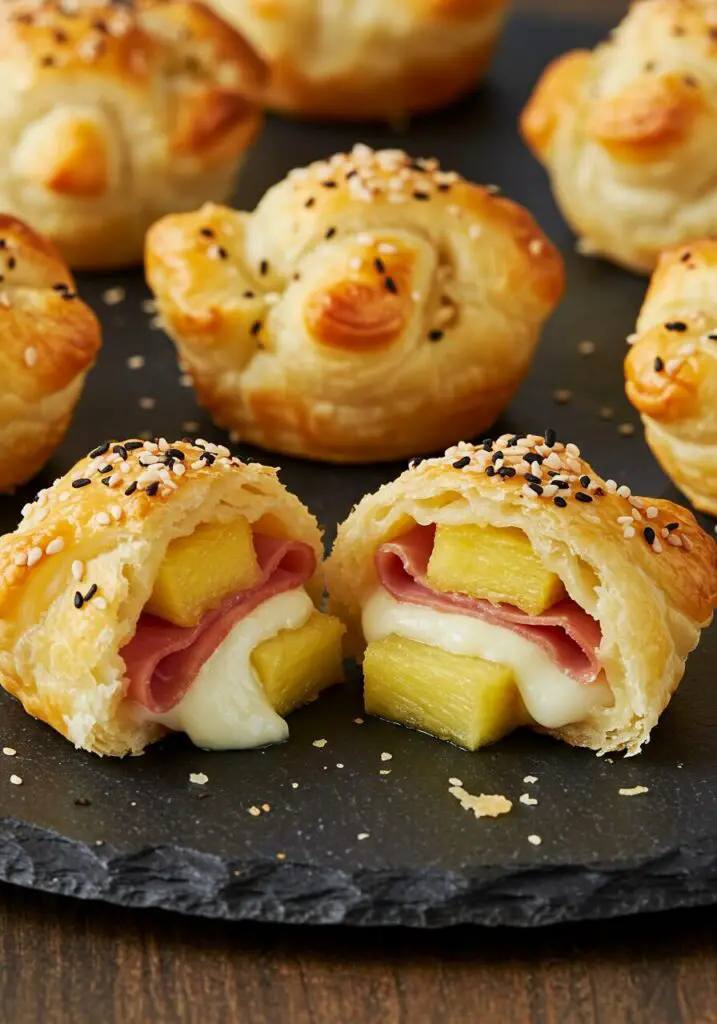 Air Fryer Brie and Pineapple Bites