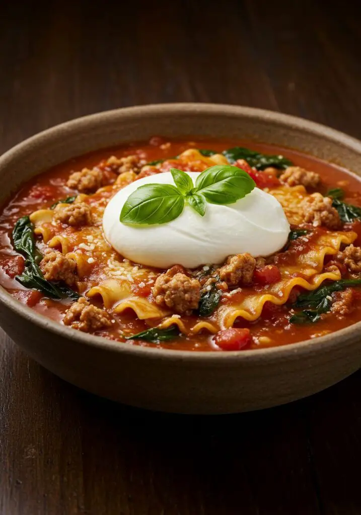 Lasagna Soup