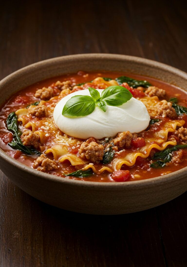 Lasagna Soup