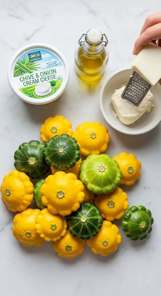 Stuffed Patty pan Squash