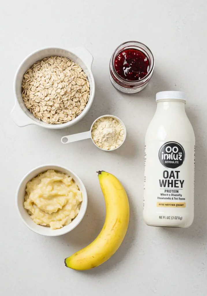 Jam Sponge Baked Oat Cake