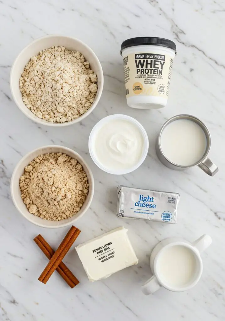 High-Protein Cinnamon Baked Oat Cake