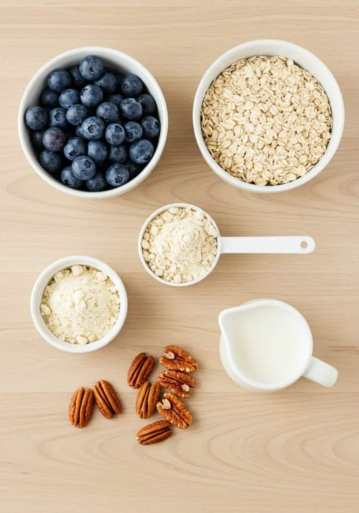 Blueberry Pie Baked Oats