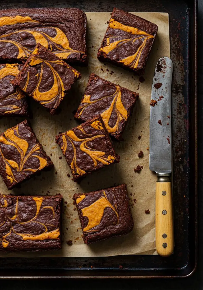 The Best Fudgy Pumpkin-Chocolate Brownies (The Ultimate Fall Treat!)