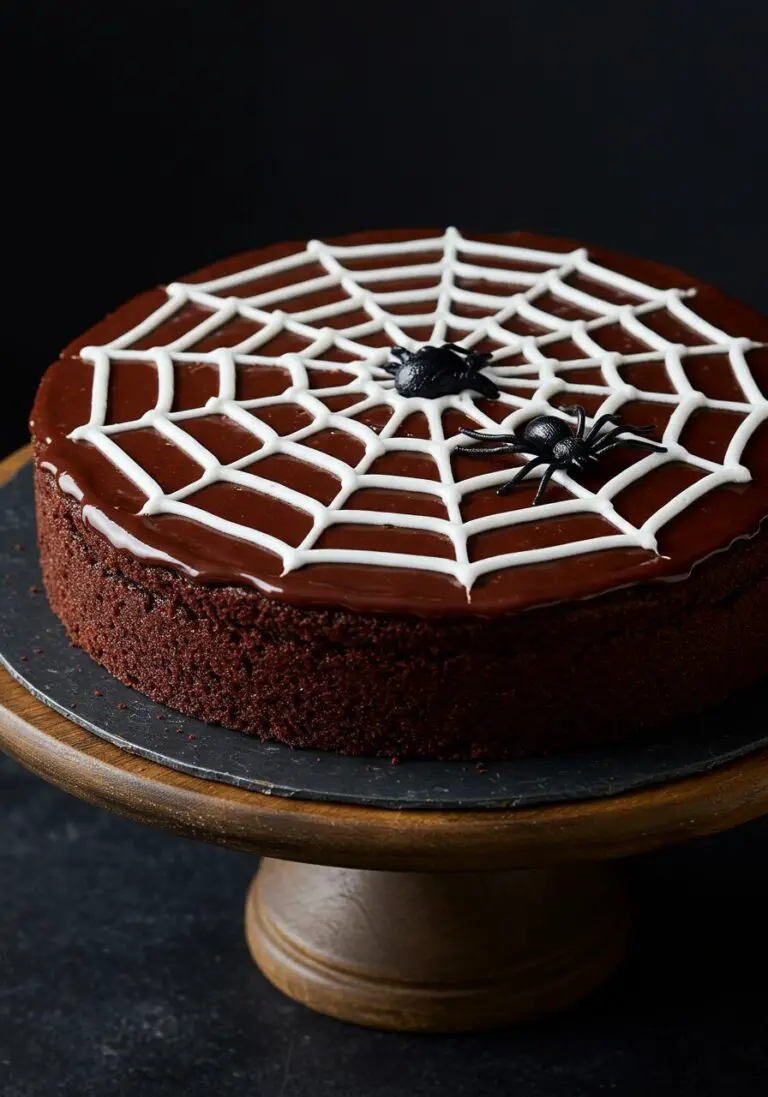 The Ultimate Spiderweb Cake (A Hauntingly Delicious Halloween Treat!)