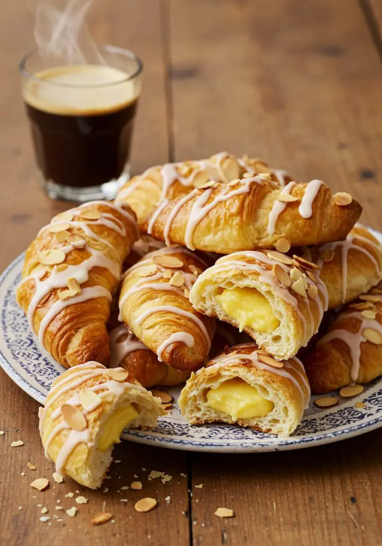 The Ultimate Creamy Almond Custard Danish Pastries