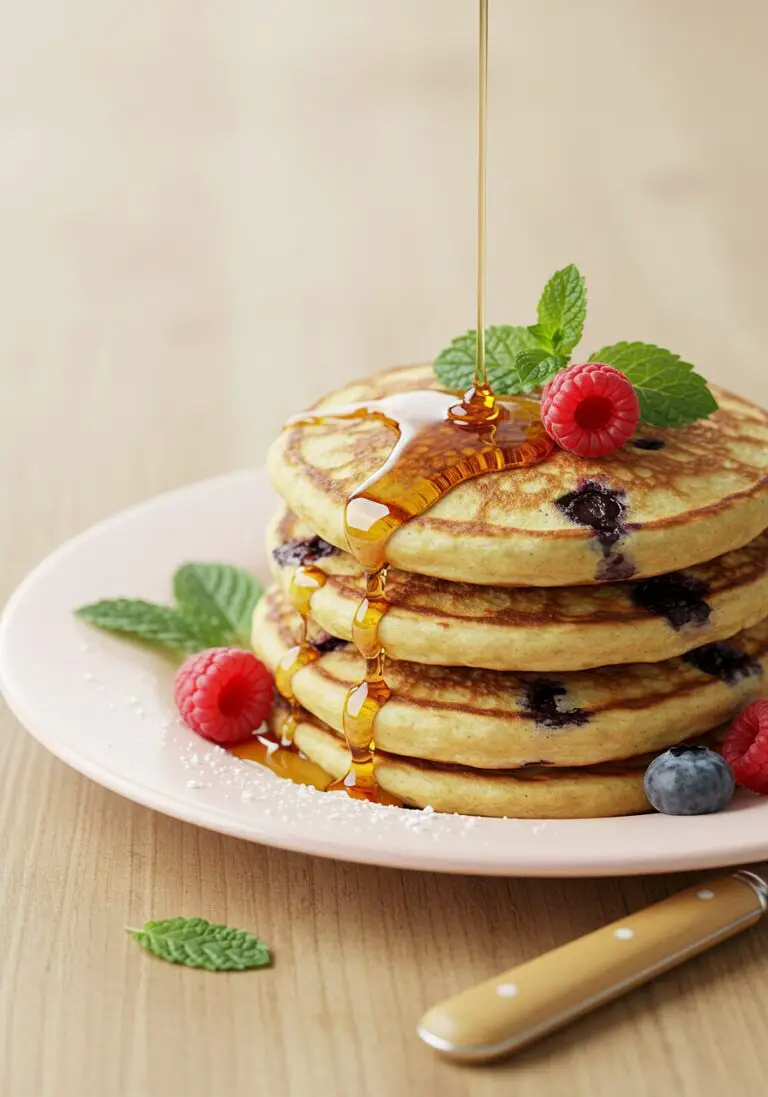 My Favorite Fruity Buttermilk Pancakes (Fluffy, Healthy & SO Easy!)