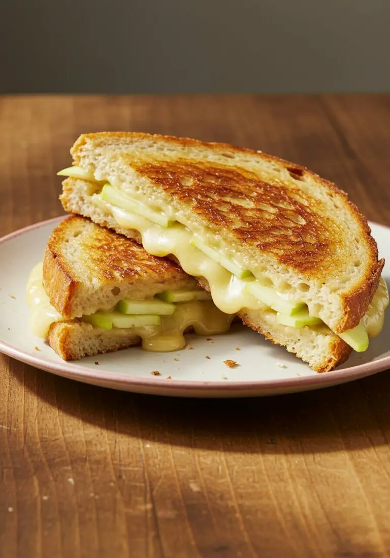 The Ultimate Cheddar & Apple Grilled Cheese: Sweet, Savory, & Pure Comfort!
