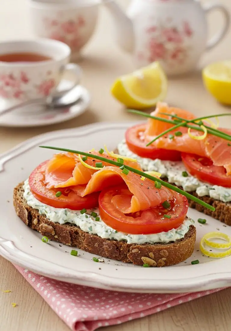 Pure Elegance, 5 Minutes Flat! My Go-To Smoked Salmon & Tomato Sandwich