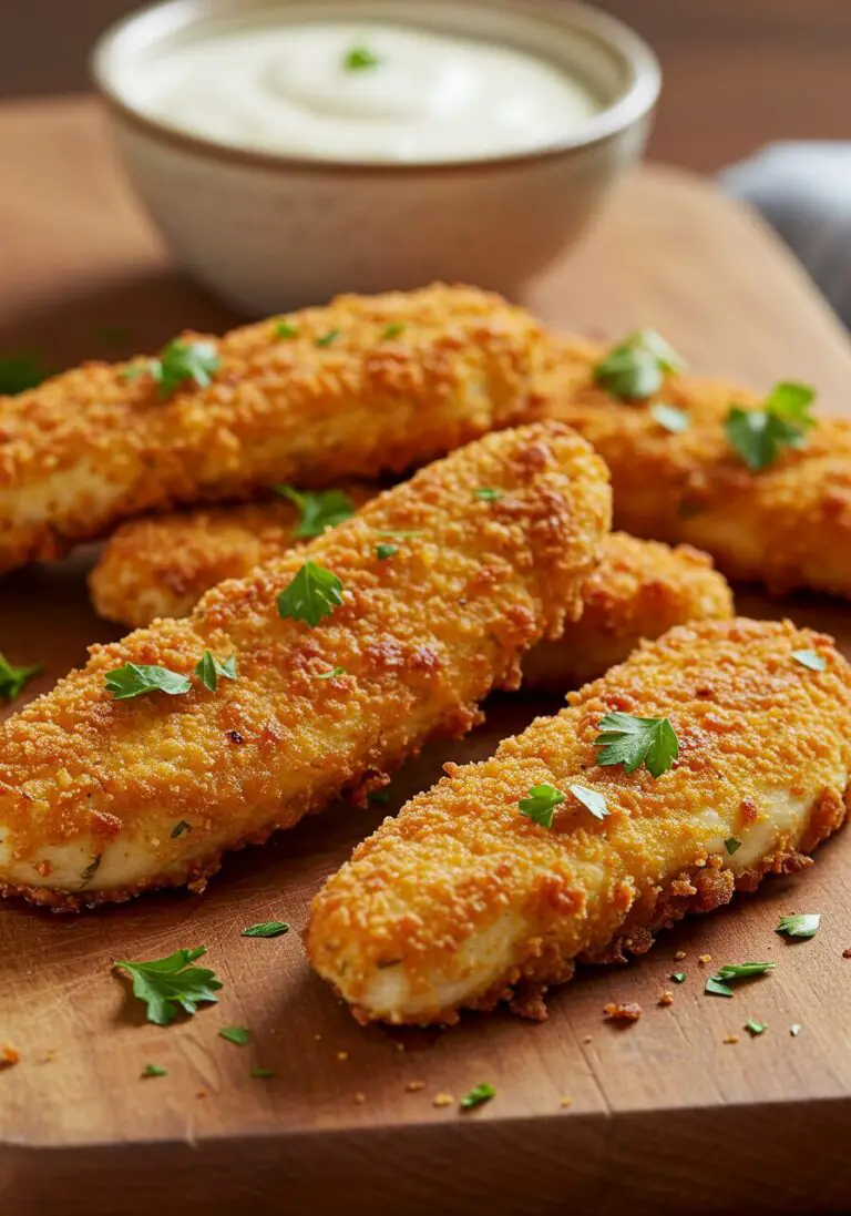The Secret to Crispy Oven Baked Healthy chicken fingers