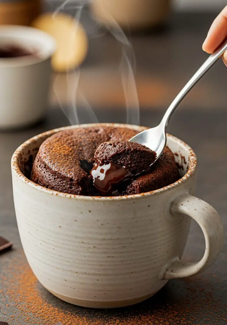 Pure Bliss in 5 Minutes! My Ultimate Chocolate Mug Cake (No Bake, Instant Gratification!)