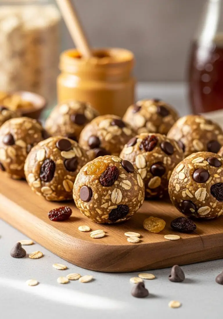 Fuel Your Day! My Easy No-Bake Oatmeal Protein Balls (Healthy & On-the-Go!)