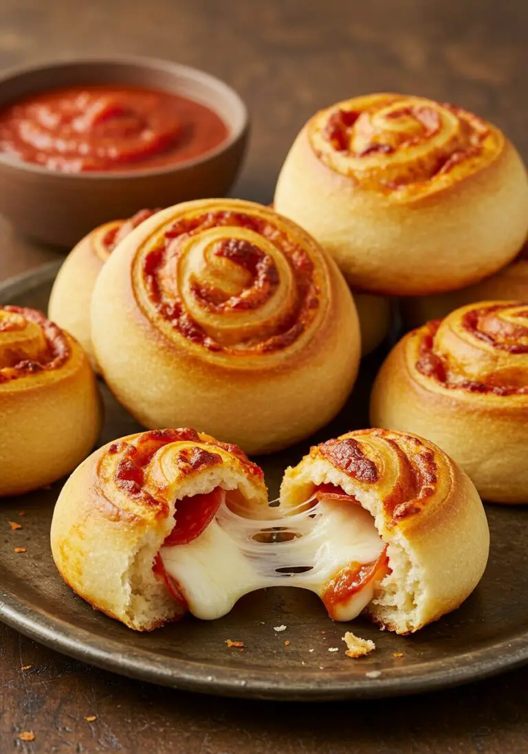 Easy Pepperoni Pizza Rolls (The Ultimate 3-Ingredient Snack!)