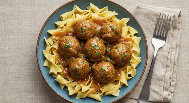 Easy Salisbury Steak Meatballs (The Ultimate 20-Minute Dinner!)