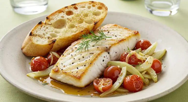 The Best Grill-Poached Tomato Butter Halibut (An Elegant Summer Meal!)