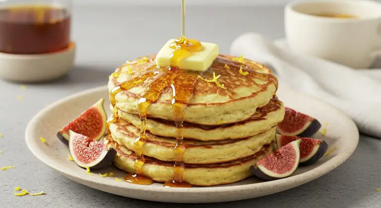 The Best Fluffy Lemon Ricotta Pancakes (with Fresh Figs!)