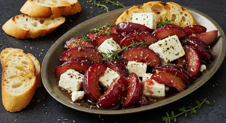 The Best Jammy Cumin Plums and Feta (A Stunning Appetizer!)