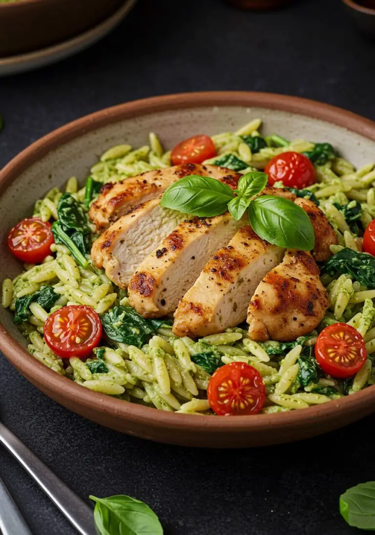 Creamy One-Pan Chicken Orzo (The Perfect 30-Minute Dinner!)