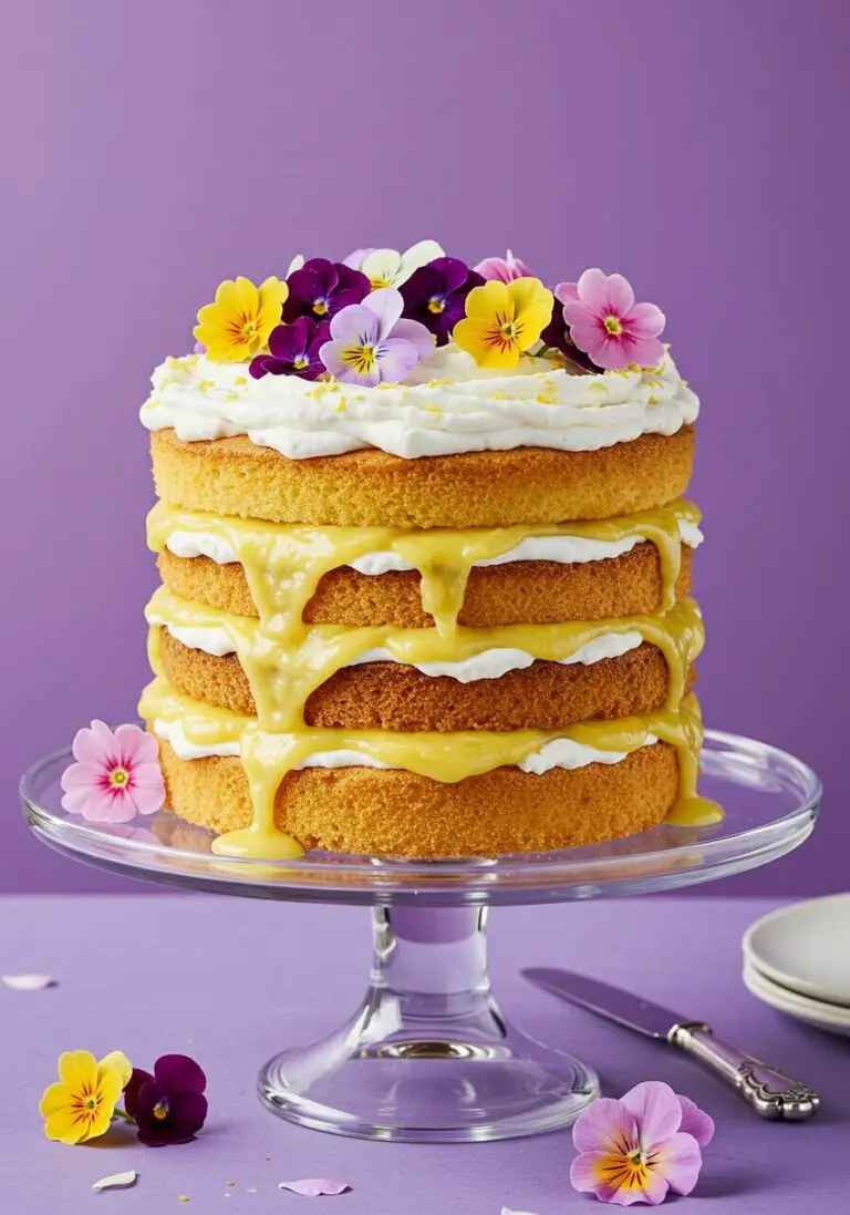 The Best Lemon Curd Layer Cake (A Showstopping Celebration Cake!)
