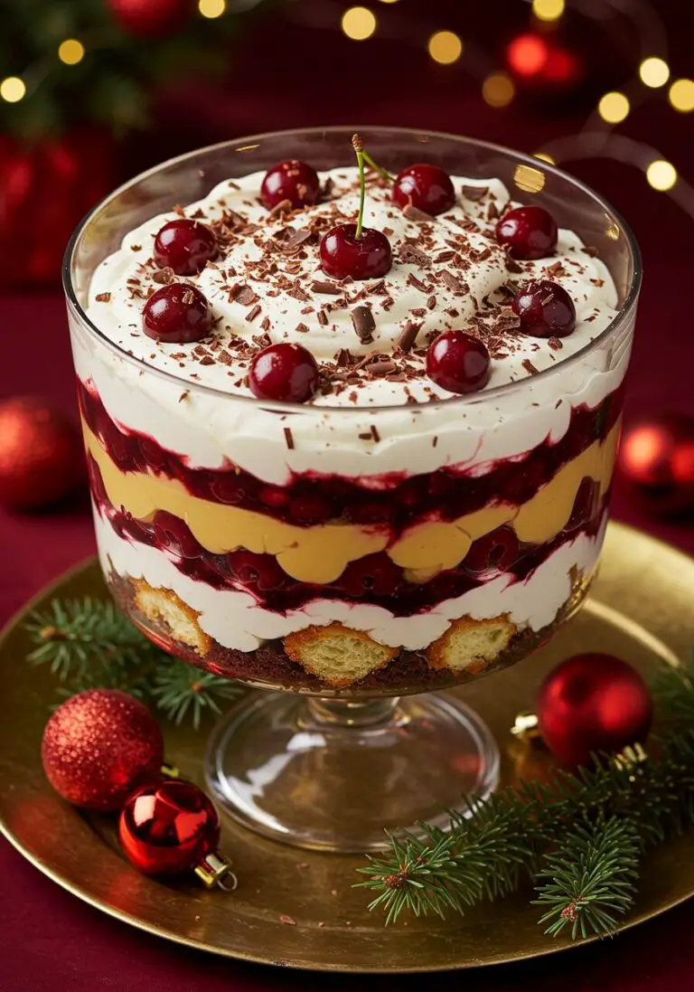 The Ultimate Black Forest Trifle: Your New Christmas Dessert Show-Stopper!