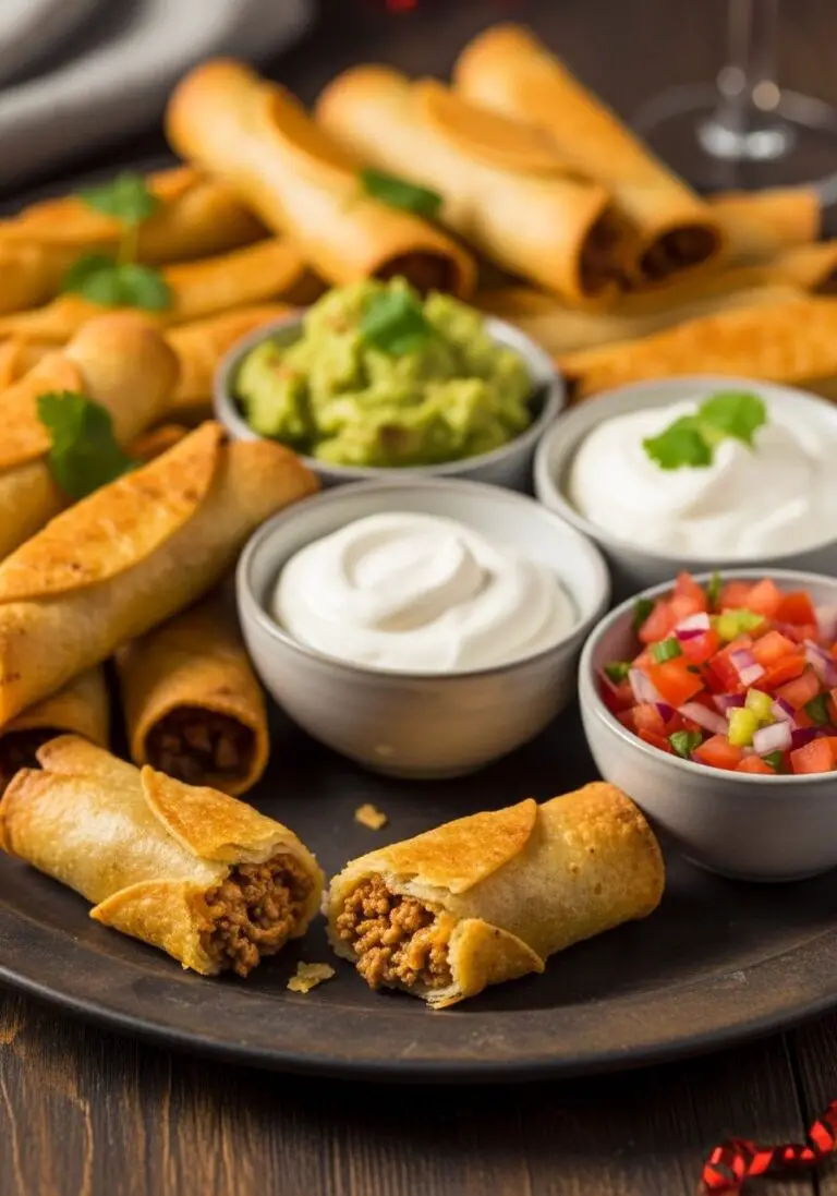 Homemade Taquitos (So Crispy & Easy!)