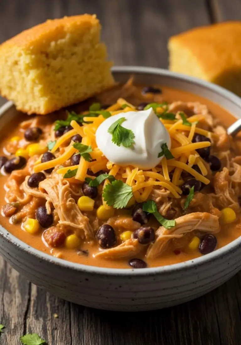 The Easiest Slow Cooker Chicken Chili (Creamy & Delicious!)