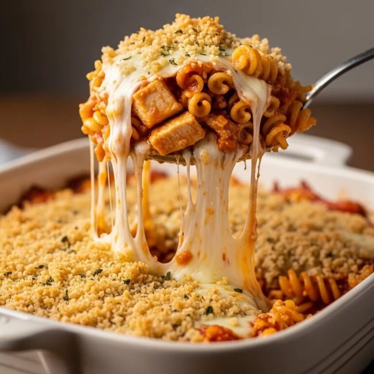 The Easiest 5-Ingredient Chicken Parmesan Casserole