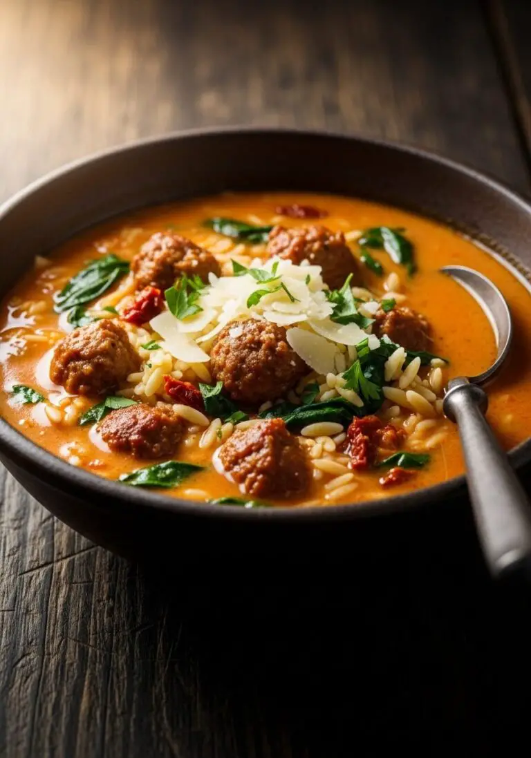 The Ultimate Marry Me Sausage Orzo Soup (Easy & One-Pot!)