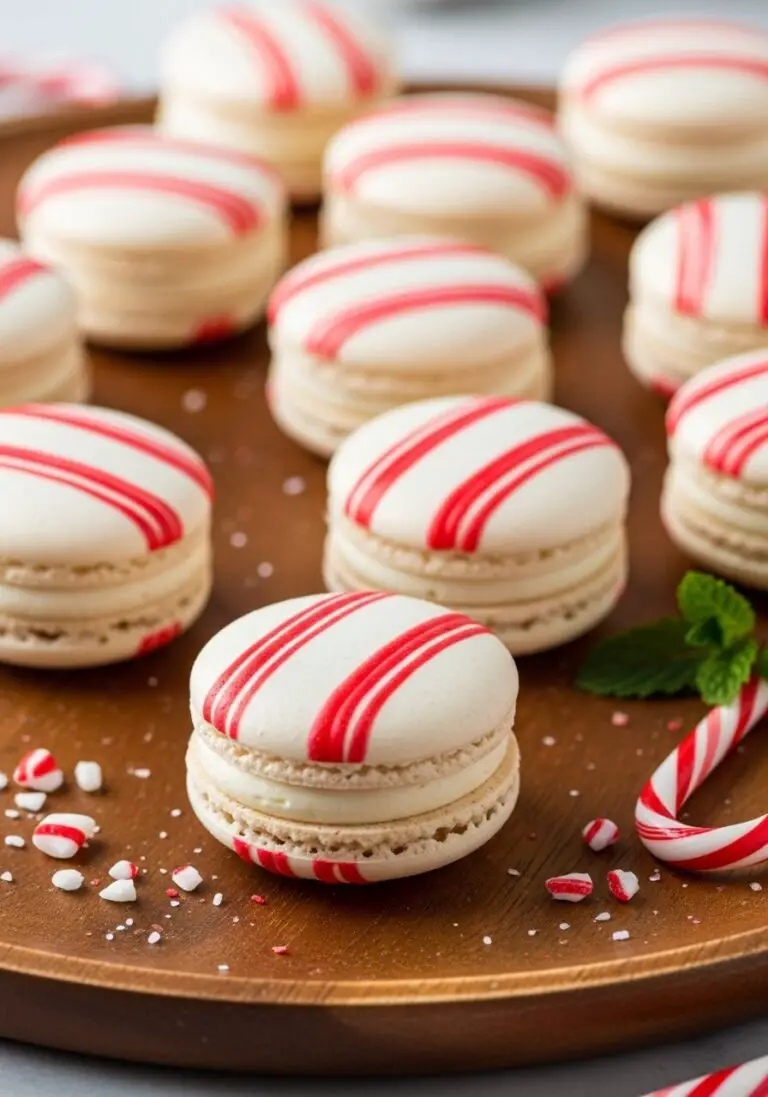 The Ultimate White Chocolate Peppermint Macarons (Foolproof Guide!)
