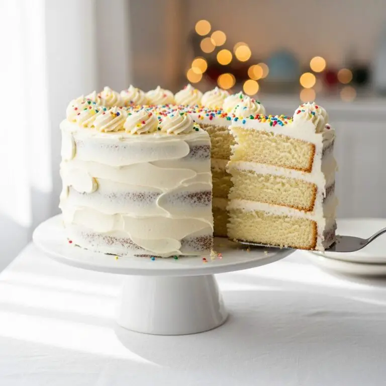 The Perfect Vanilla Birthday Cake for Your Husband (Easy & Foolproof!)