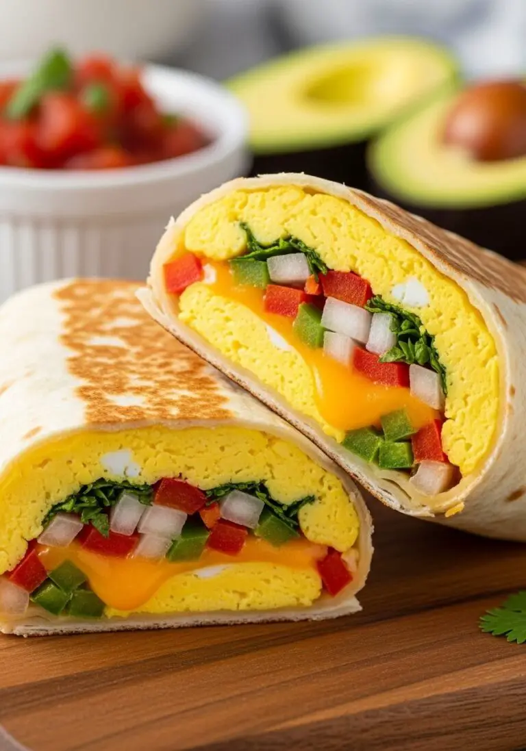 The Ultimate High-Protein Breakfast Burritos (Easy Meal Prep!)