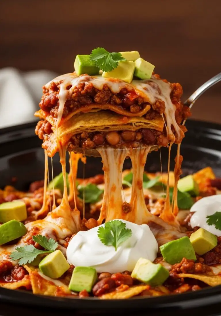 The Ultimate Crock Pot Taco Casserole (A No-Browning Recipe!)