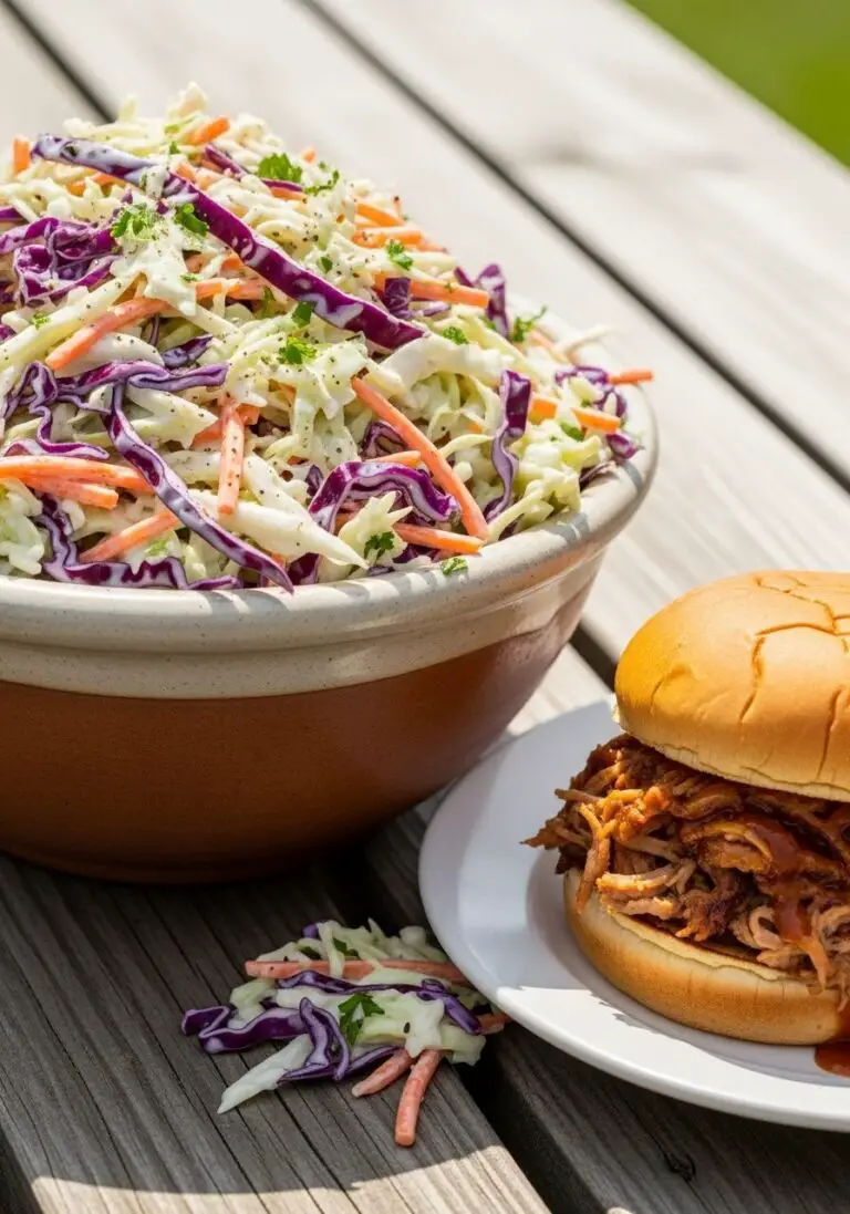 The Ultimate Creamy Coleslaw (Easy & Never Watery!)