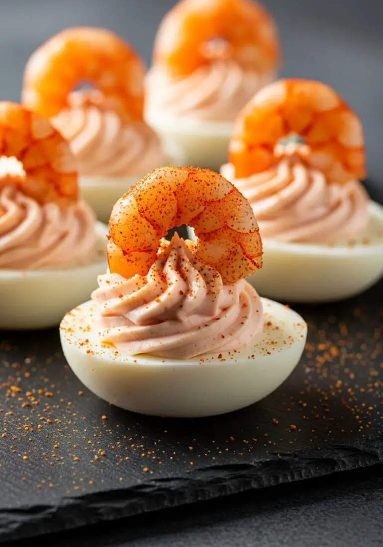 The Ultimate Shrimp Cocktail Deviled Eggs (Easy & Elegant Appetizer!)