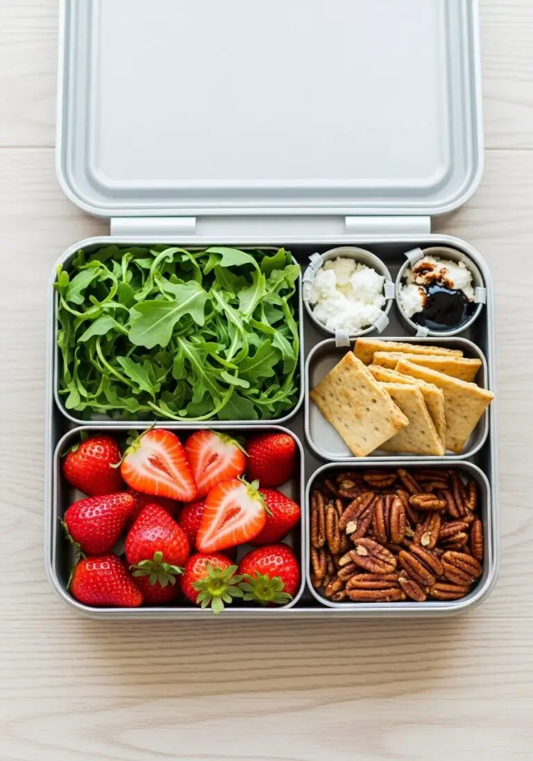 The Ultimate Spring Strawberry Bento Box (15-Minute Healthy Lunch!)