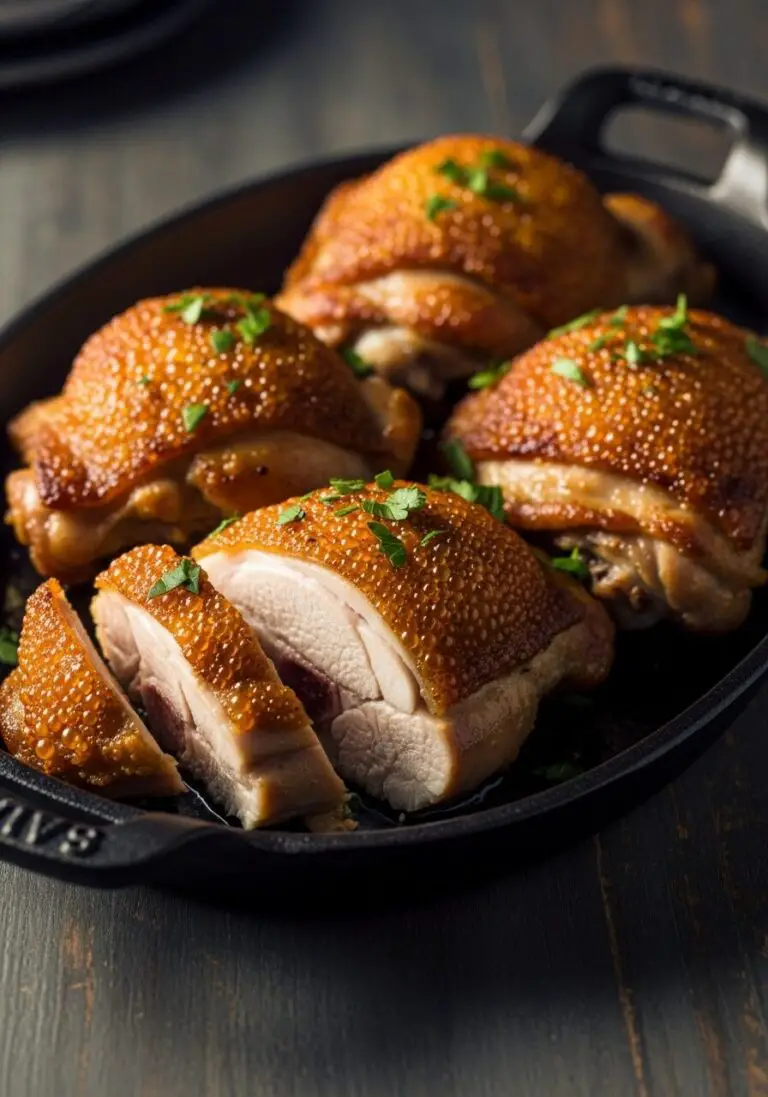 The BEST Baked Chicken Thighs (Crispy Skin & So Juicy!)