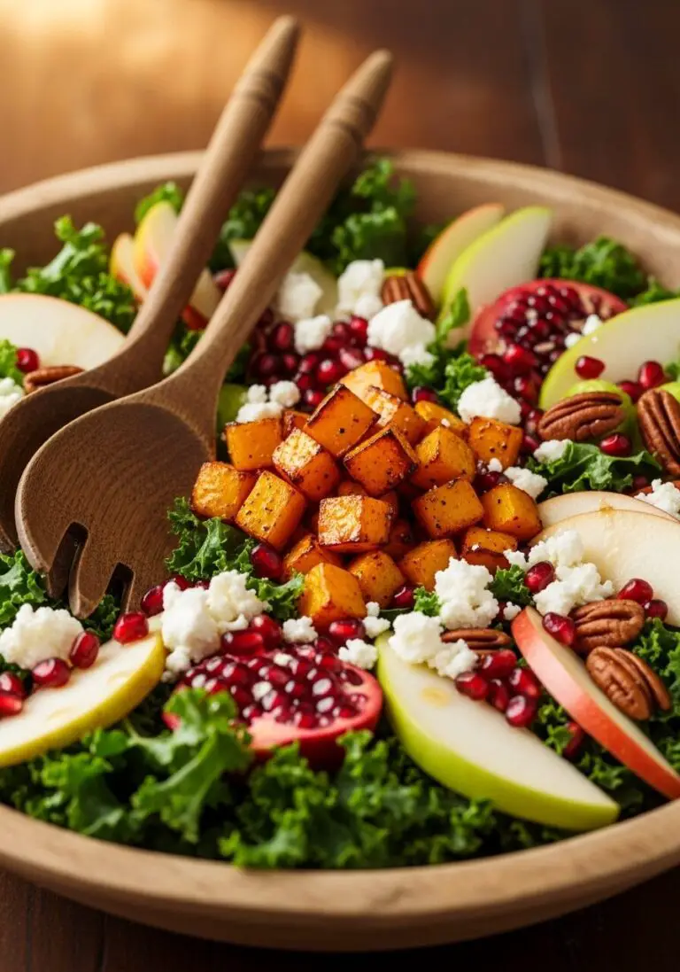 The Ultimate Fall Harvest Salad (with Roasted Butternut Squash!)