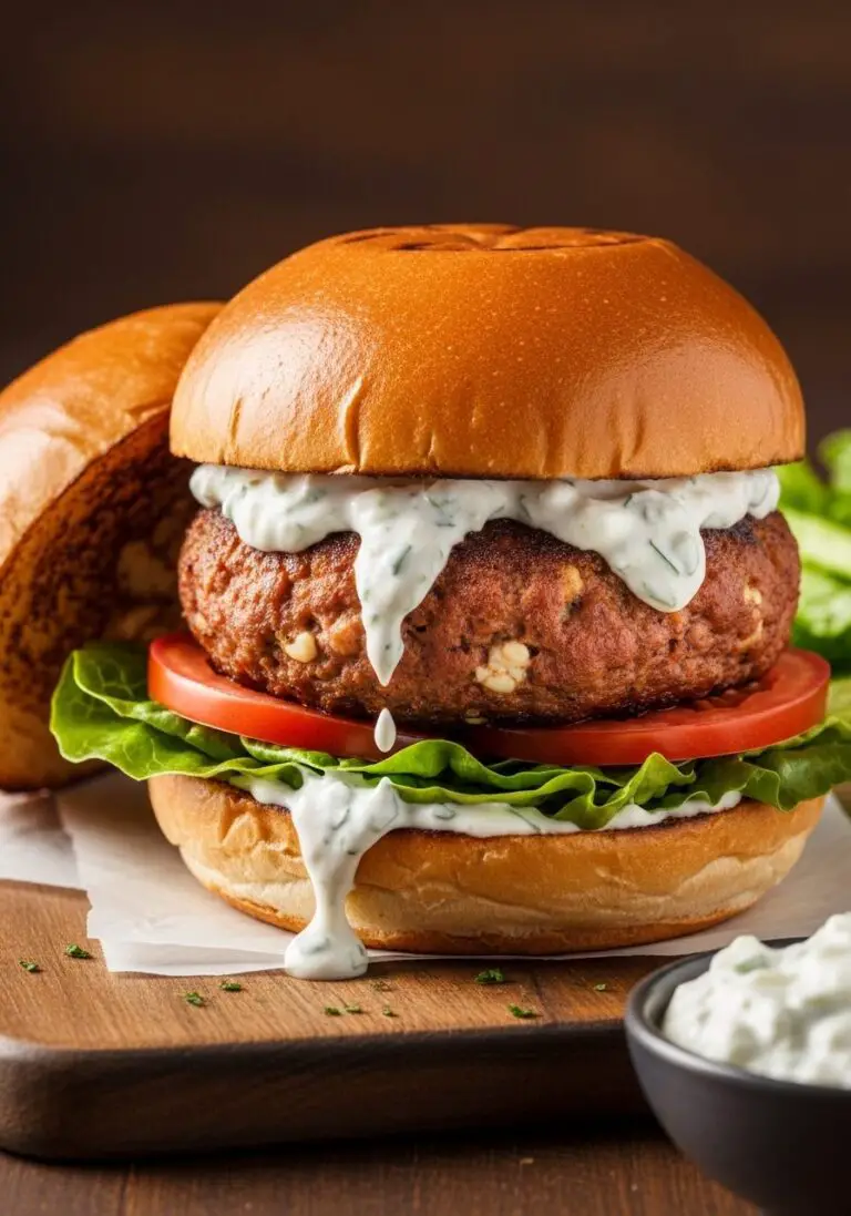 Ultimate Mediterranean Turkey Burgers (Juicy & Flavorful!)