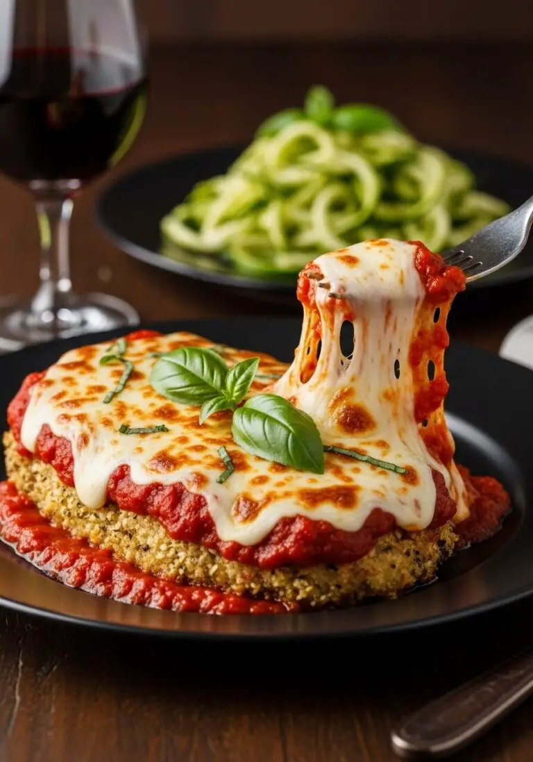 Ultimate Keto Chicken Parmesan (So Easy & Cheesy!)