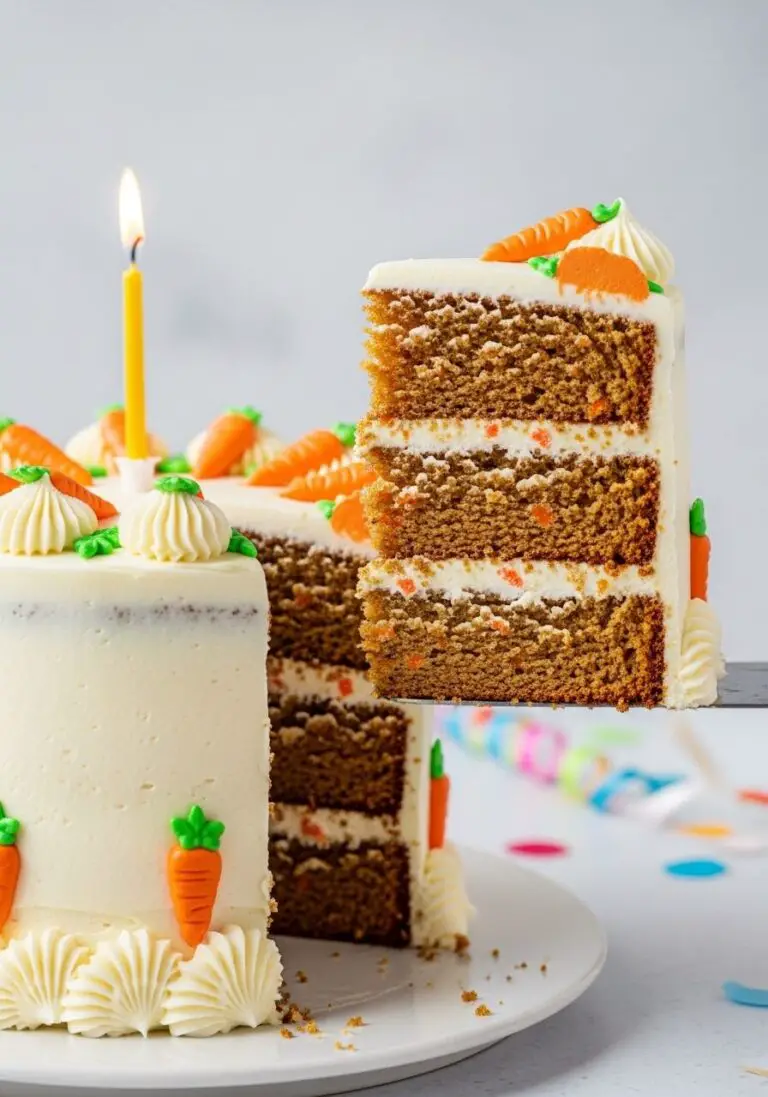 The Ultimate Carrot Birthday Cake with Cream Cheese Frosting