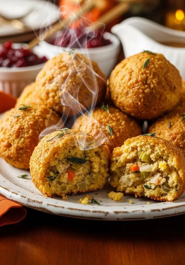 The Ultimate Cornbread Dressing Balls (Crispy & Fun!)
