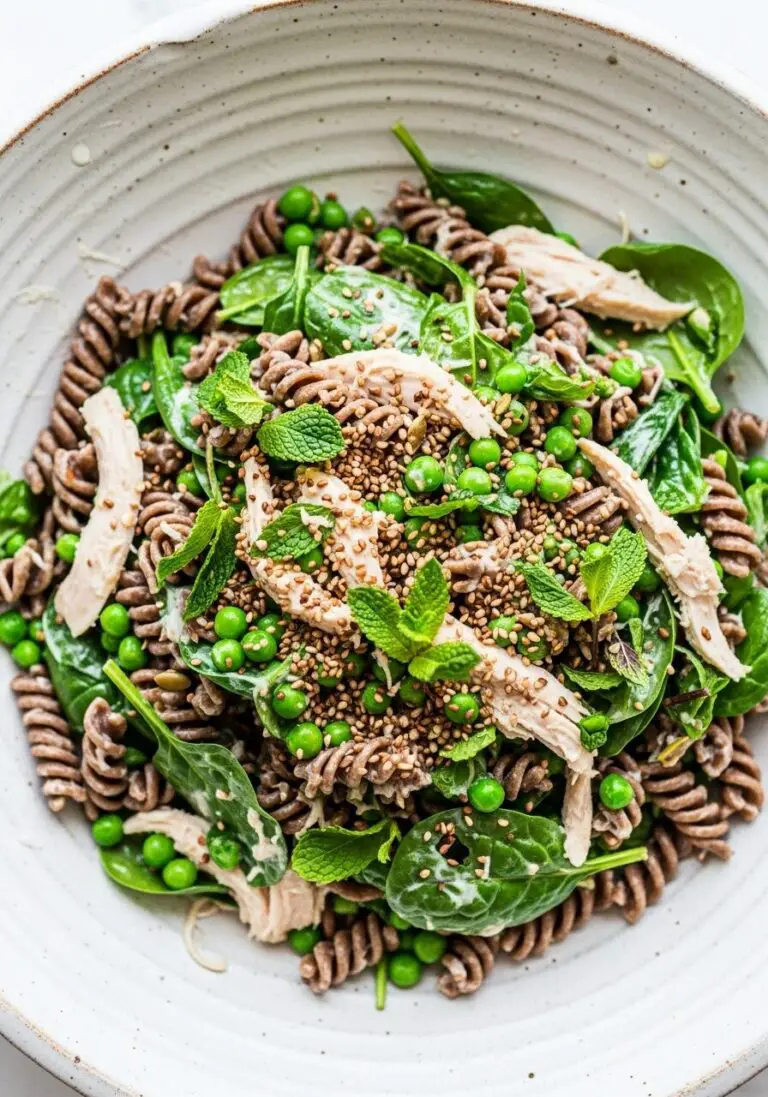 The Ultimate Healthy Chicken Pasta Salad (Creamy & Zesty!)