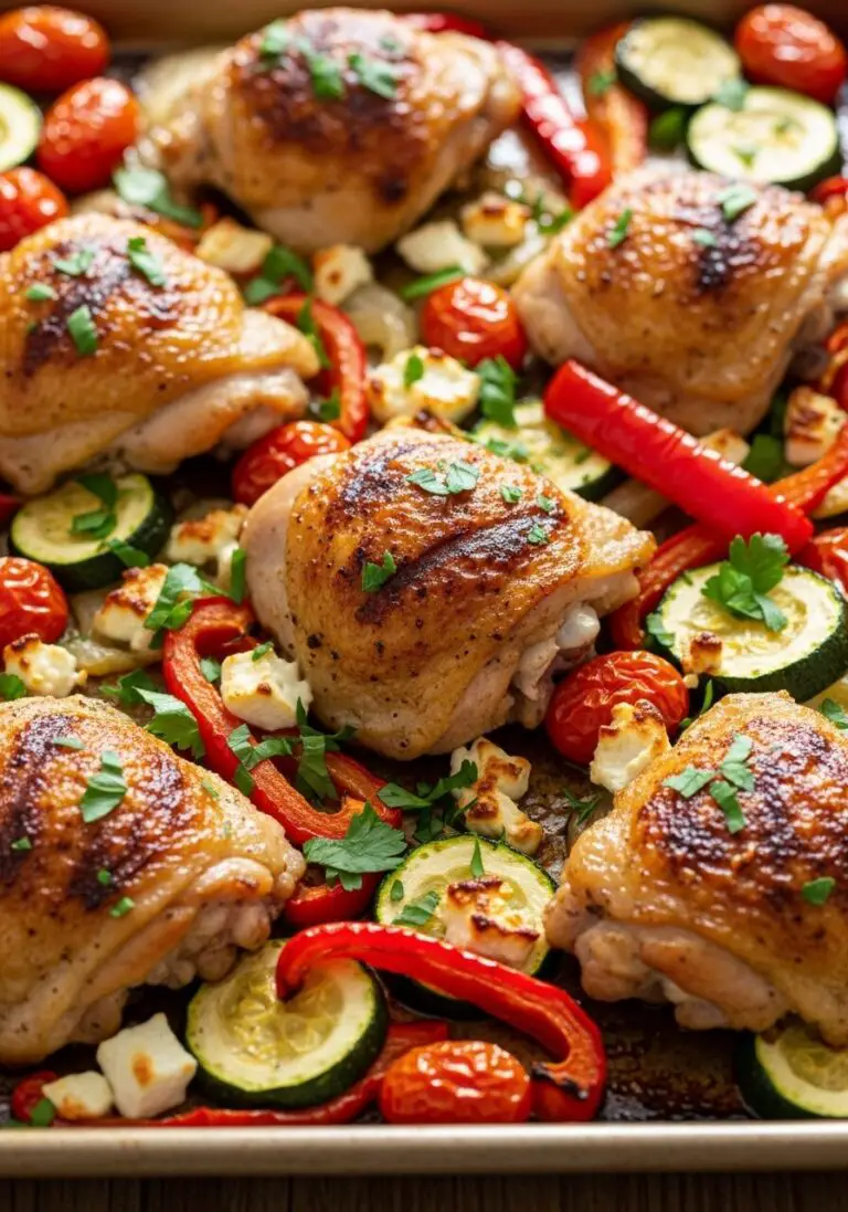 The Ultimate Sheet Pan Mediterranean Chicken (Juicy & Easy!)