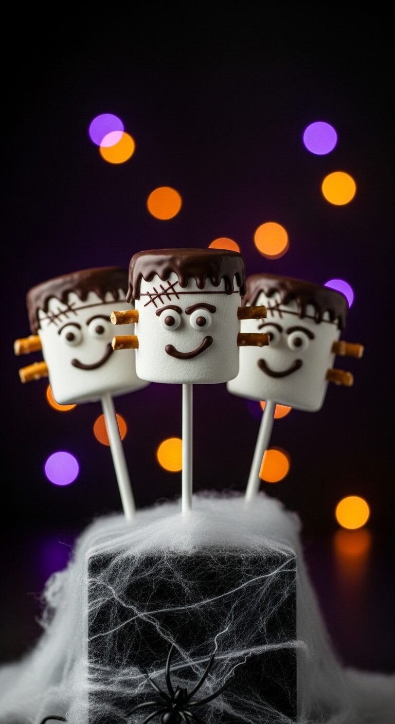 The Ultimate Frankenstein Marshmallow Pops (The Funniest, Easy Halloween Dessert!)