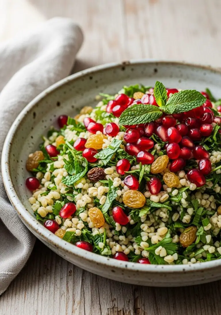 The Ultimate Pomegranate Bulgur Salad (So Fresh & Easy!)
