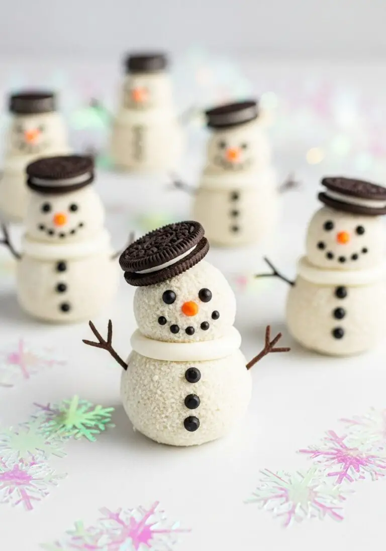 The Ultimate Melting Snowman Oreo Balls (Easy & No-Bake!)