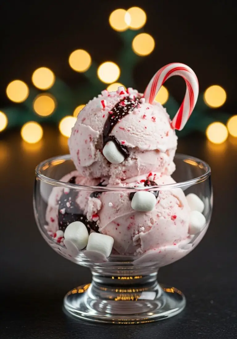 The Ultimate Peppermint No-Churn Ice Cream (So Easy & Festive!)