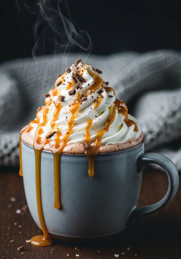 The Ultimate Salted Caramel Hot Chocolate (Rich & Creamy!)
