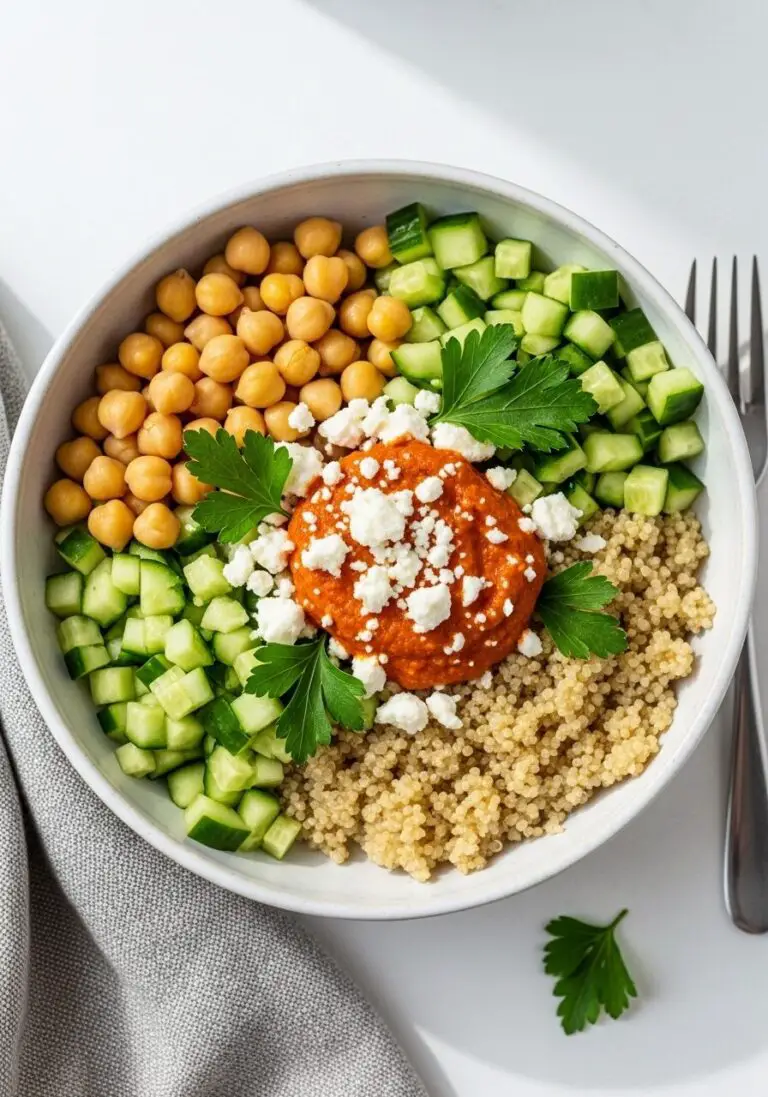 The Ultimate Chickpea & Quinoa Bowl (20-Minute Meal Prep!)