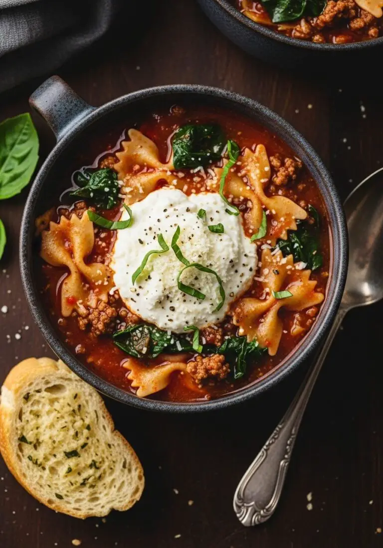 The Ultimate Lasagna Soup (One-Pot, 25-Minute Meal!)